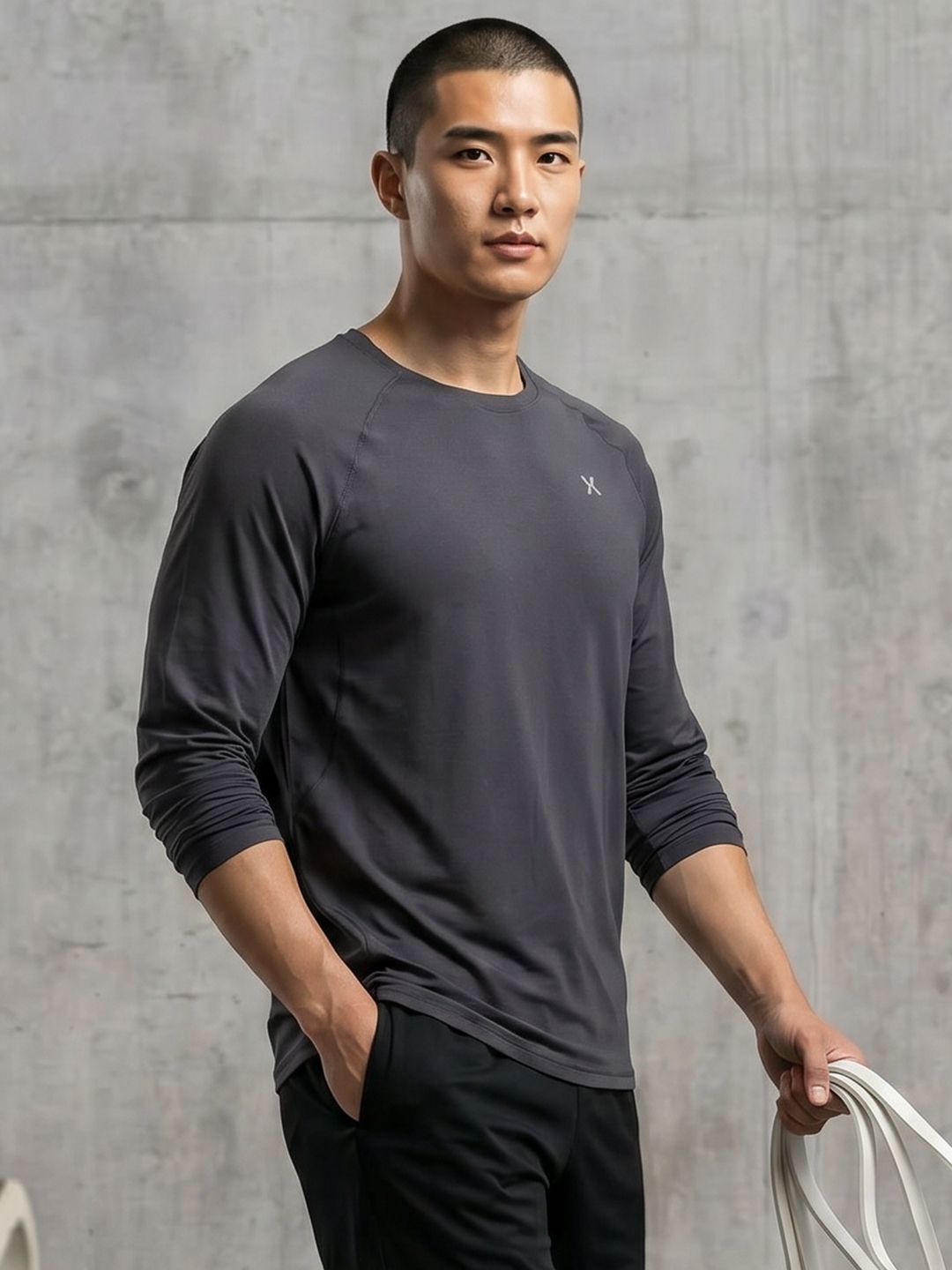 HRX by Hrithik Roshan Brand Logo Rapid-Dry Training T-shirt