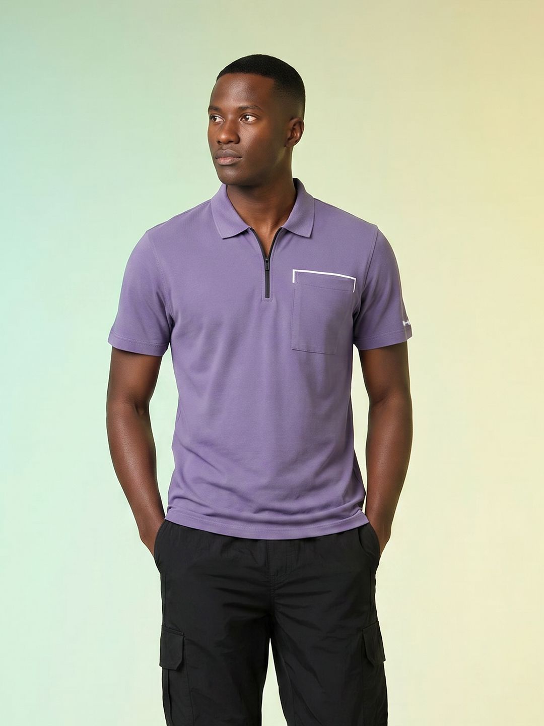 HRX by Hrithik Roshan Men Regular Fit Polo Collar T-shirt
