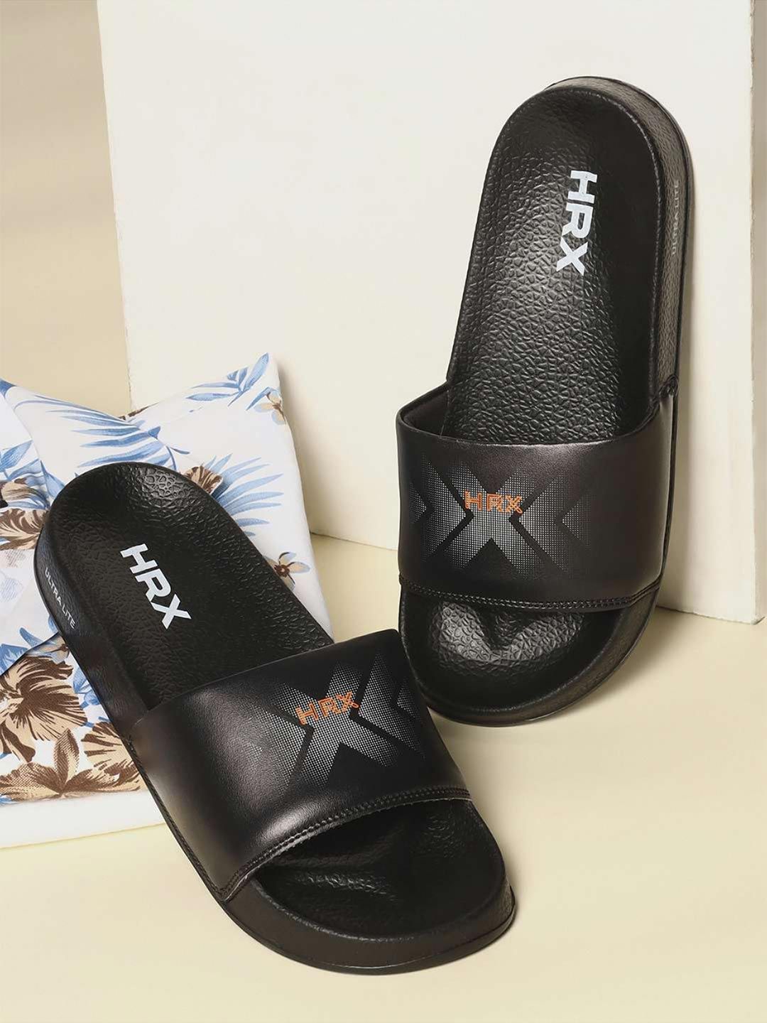 HRX by Hrithik Roshan Men Printed Sliders