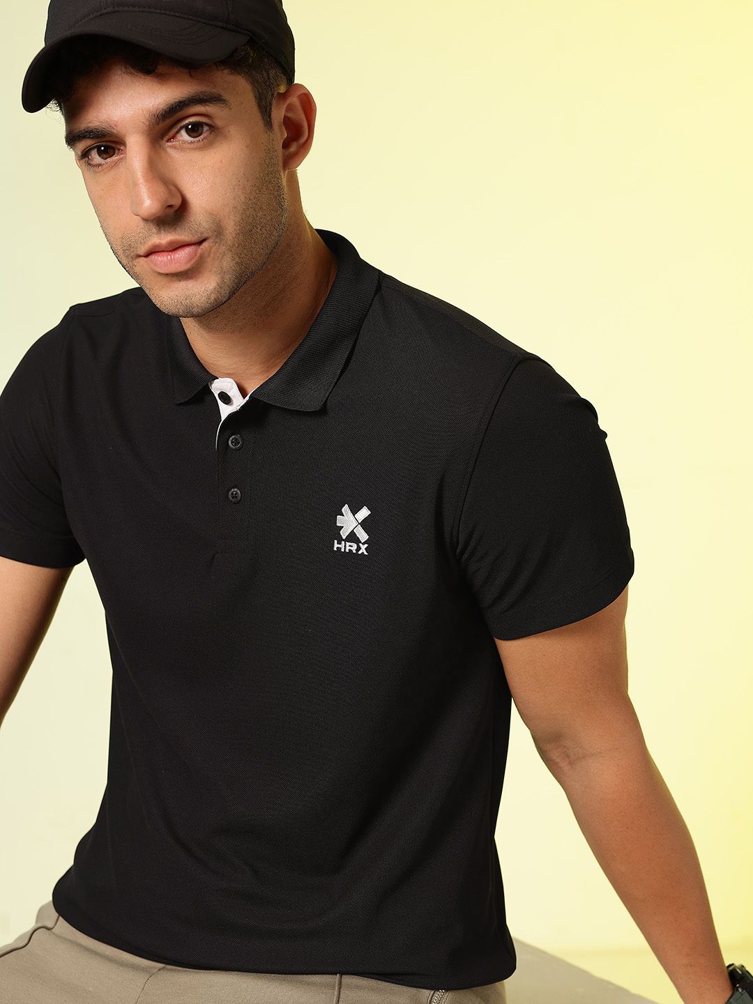 HRX by Hrithik Roshan Polo Collar T-shirt