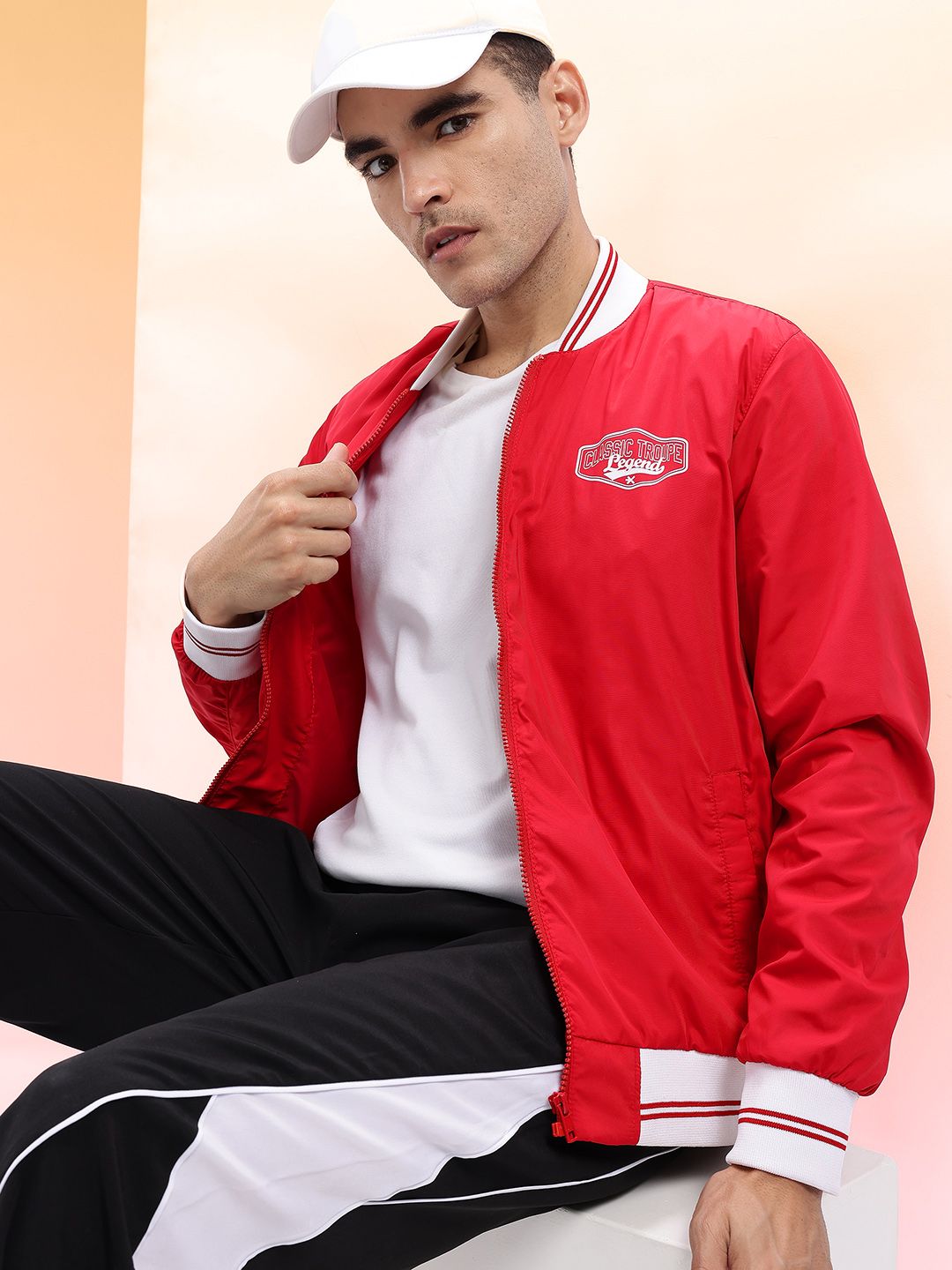 HRX by Hrithik Roshan Stand Collar Bomber Jacket