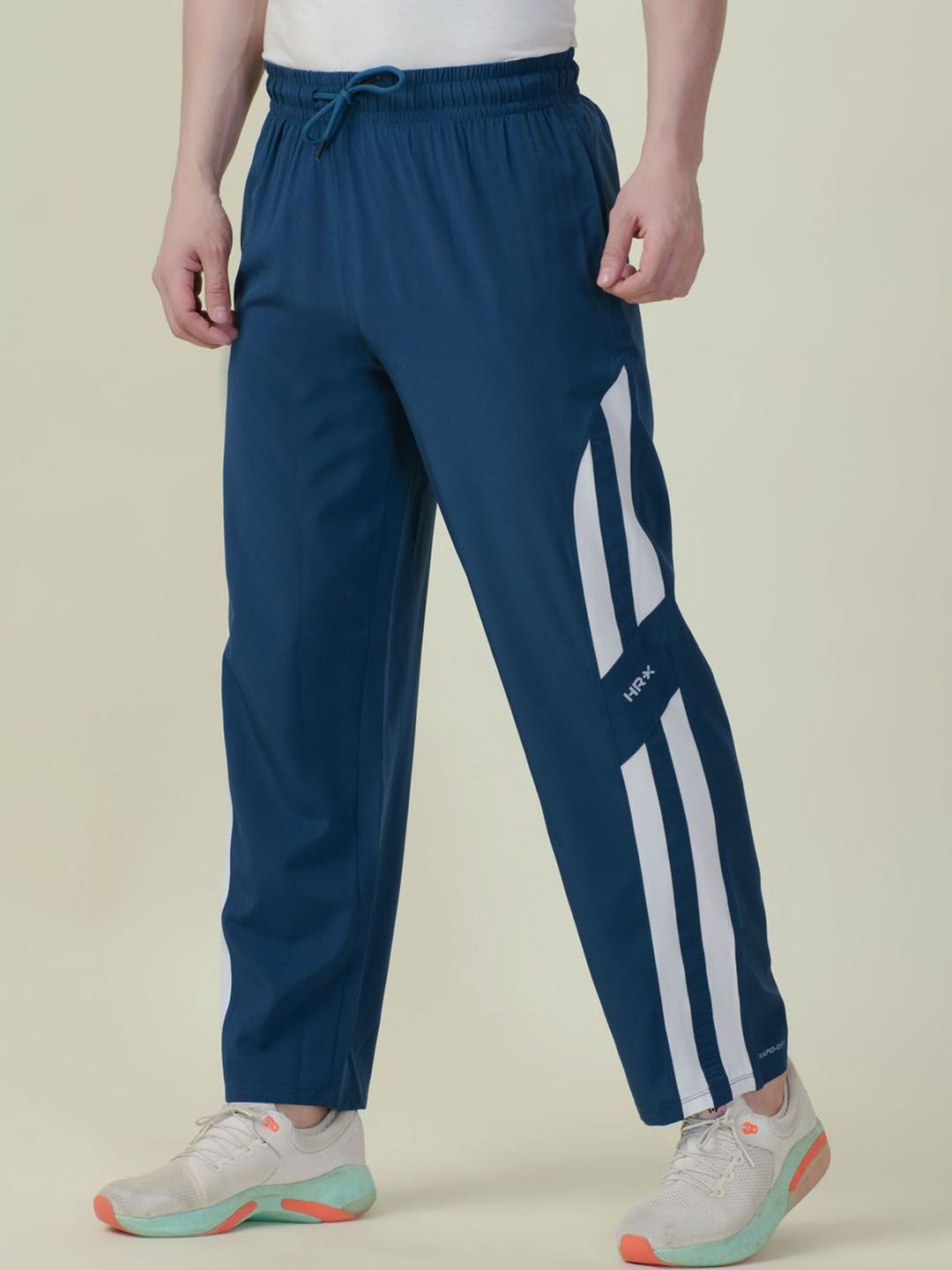 HRX by Hrithik Roshan Men Striped Track Pant