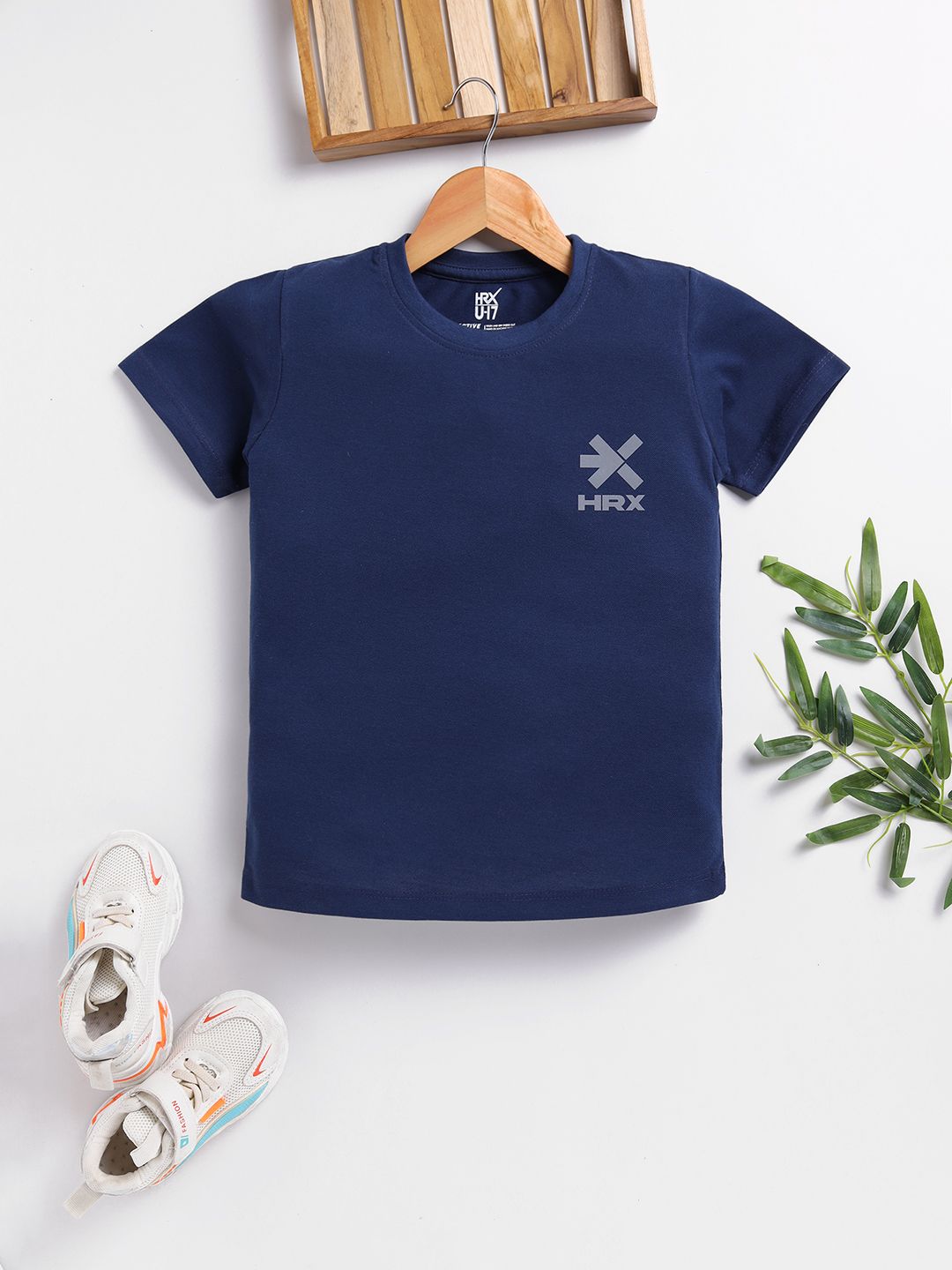 HRX by Hrithik Roshan HRX by Hrithik Roshan Boys Brand Logo T-shirt