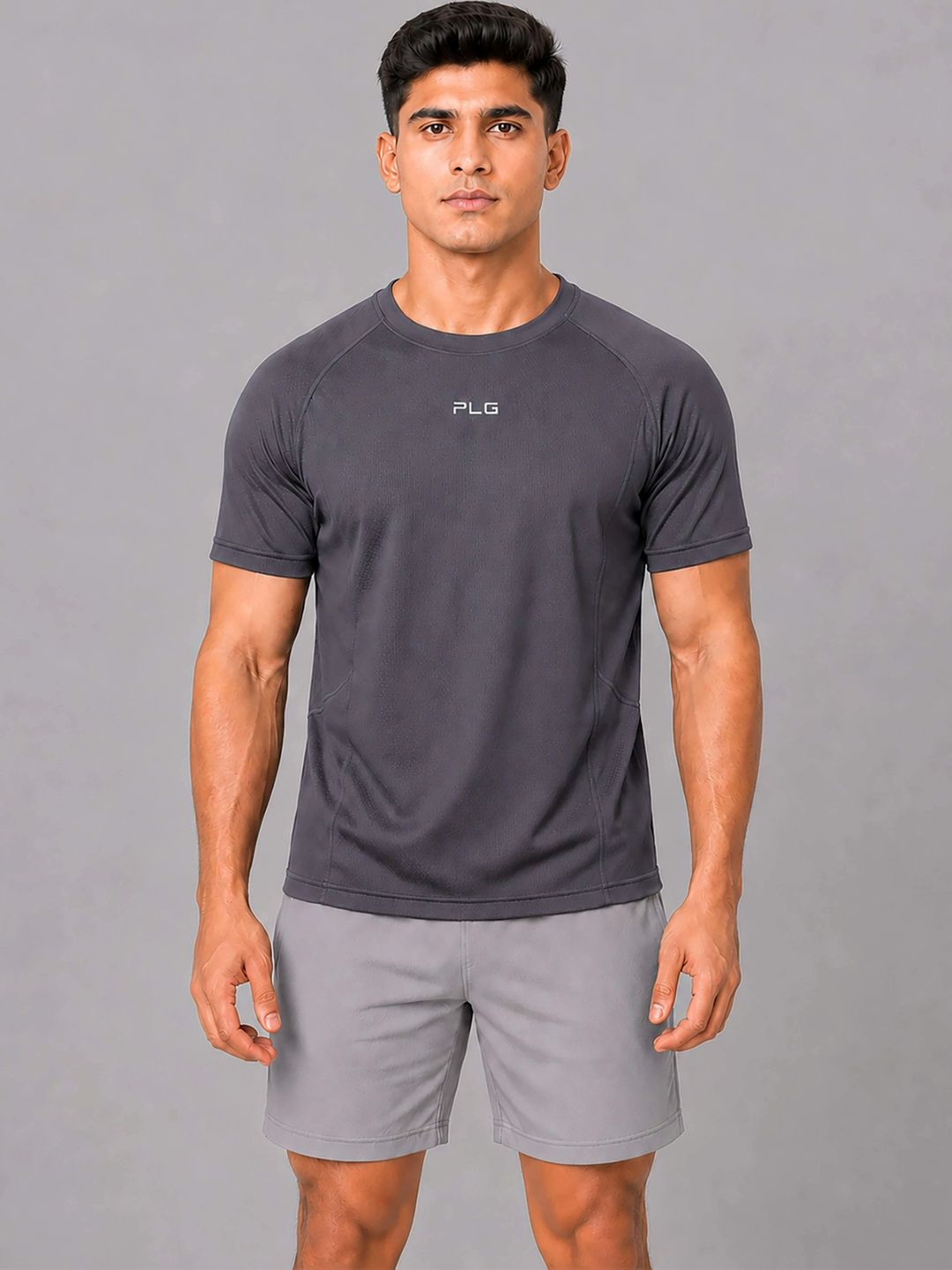 PLG Men Brand Logo T-shirt