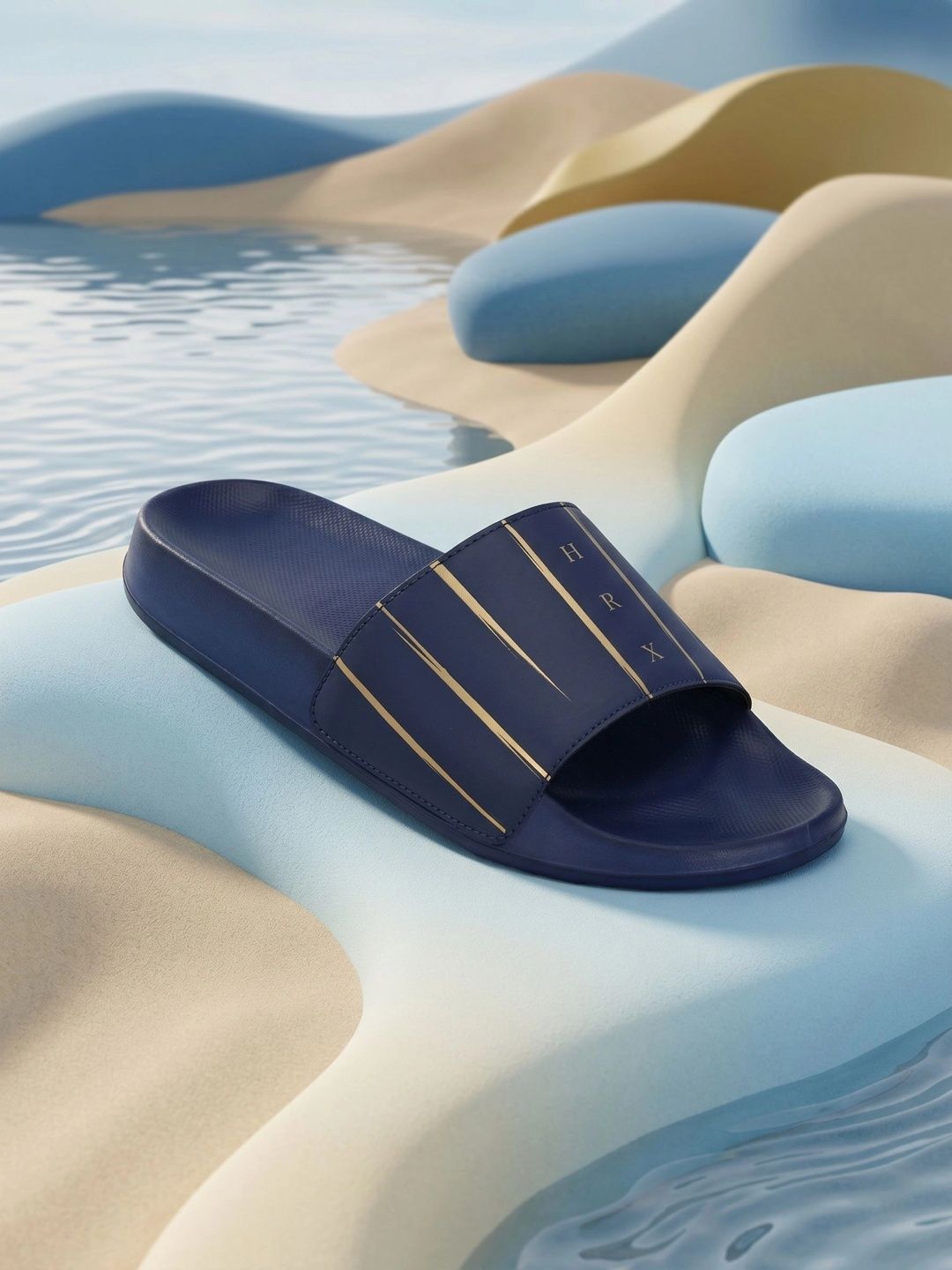 HRX by Hrithik Roshan Men Printed Sliders