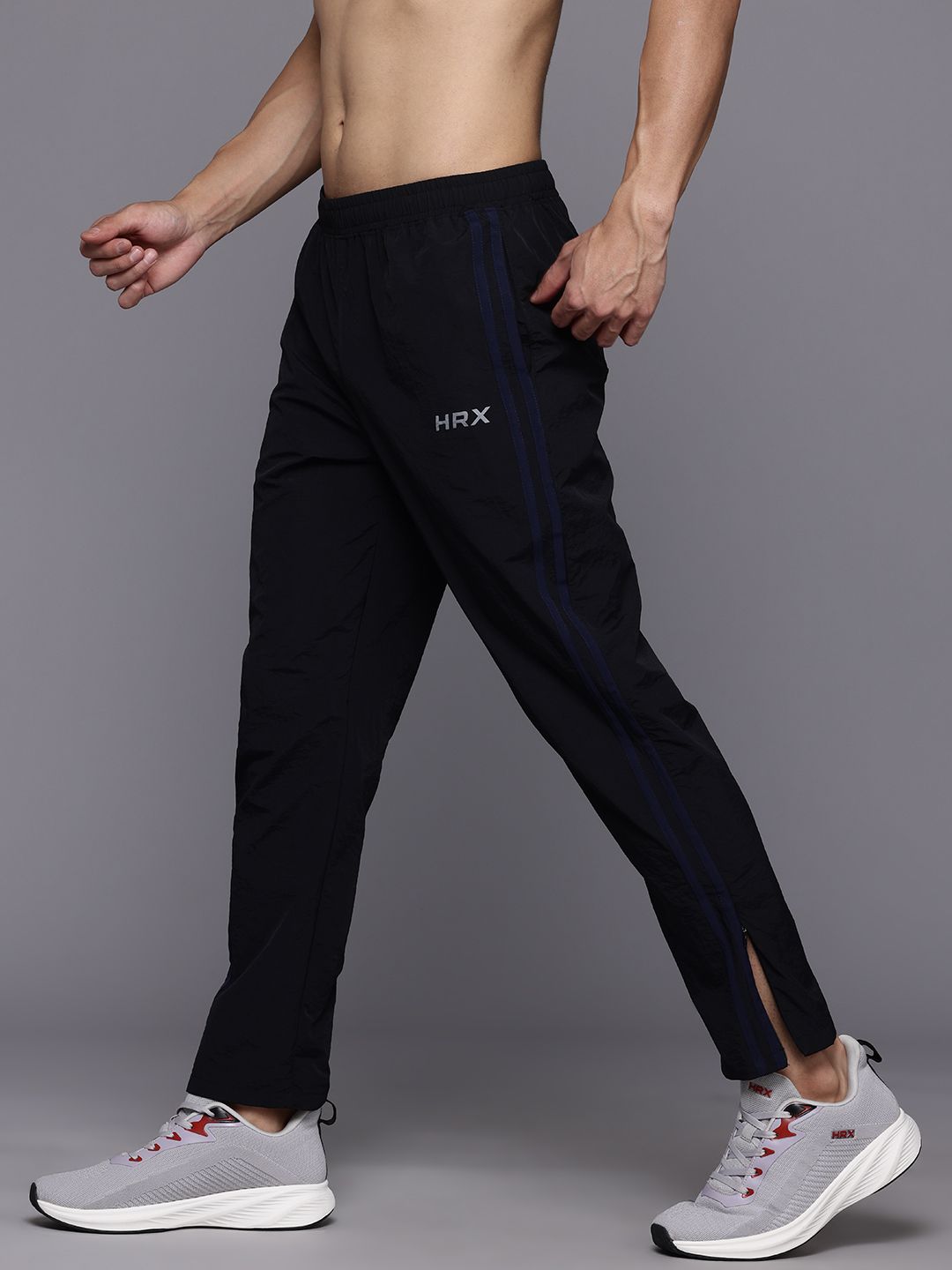 HRX by Hrithik Roshan HRX by Hrithik Roshan Men Rapid-Dry Running Track Pants
