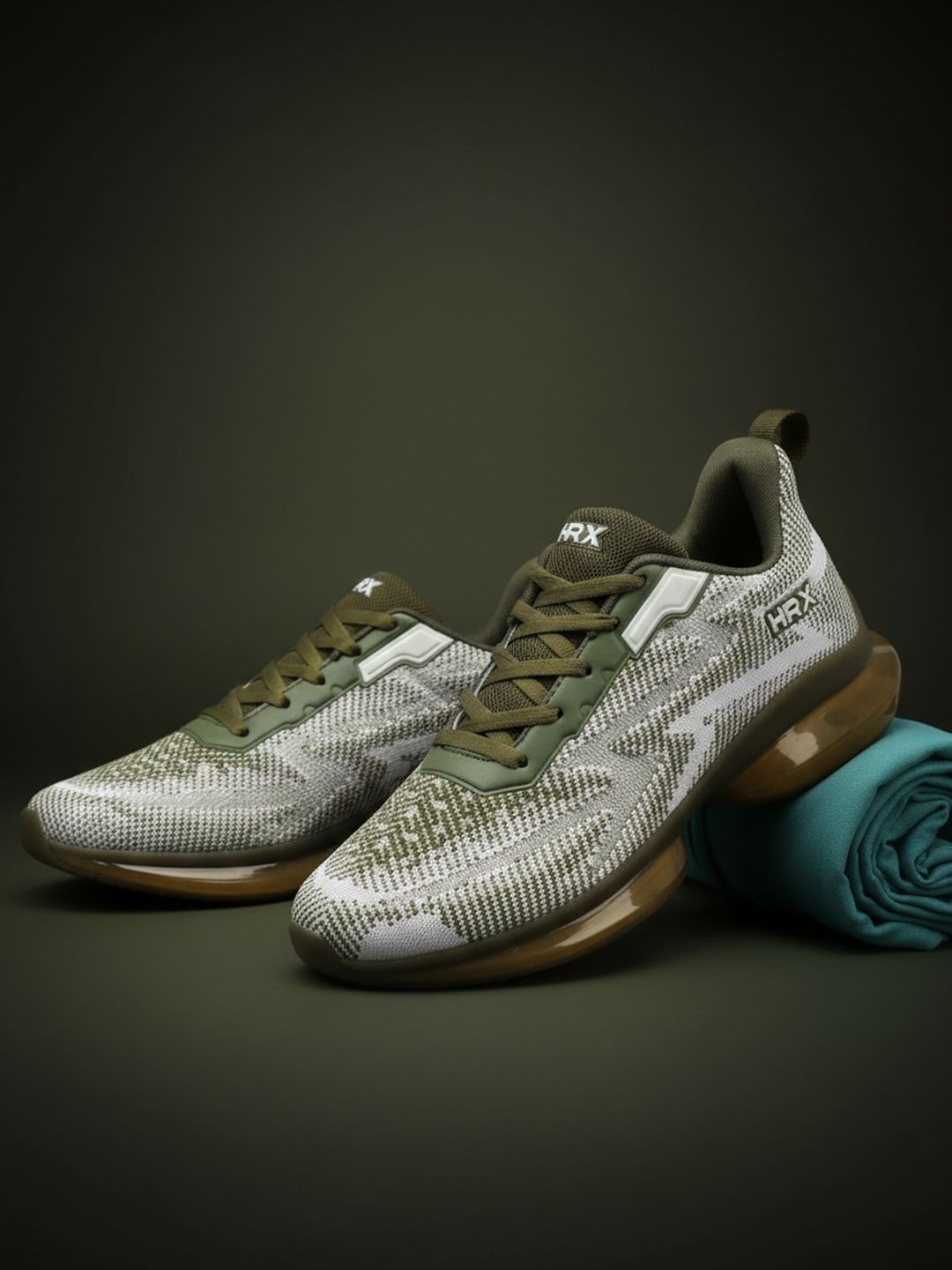 HRX by Hrithik Roshan Men Textile Running Non-Marking Shoes