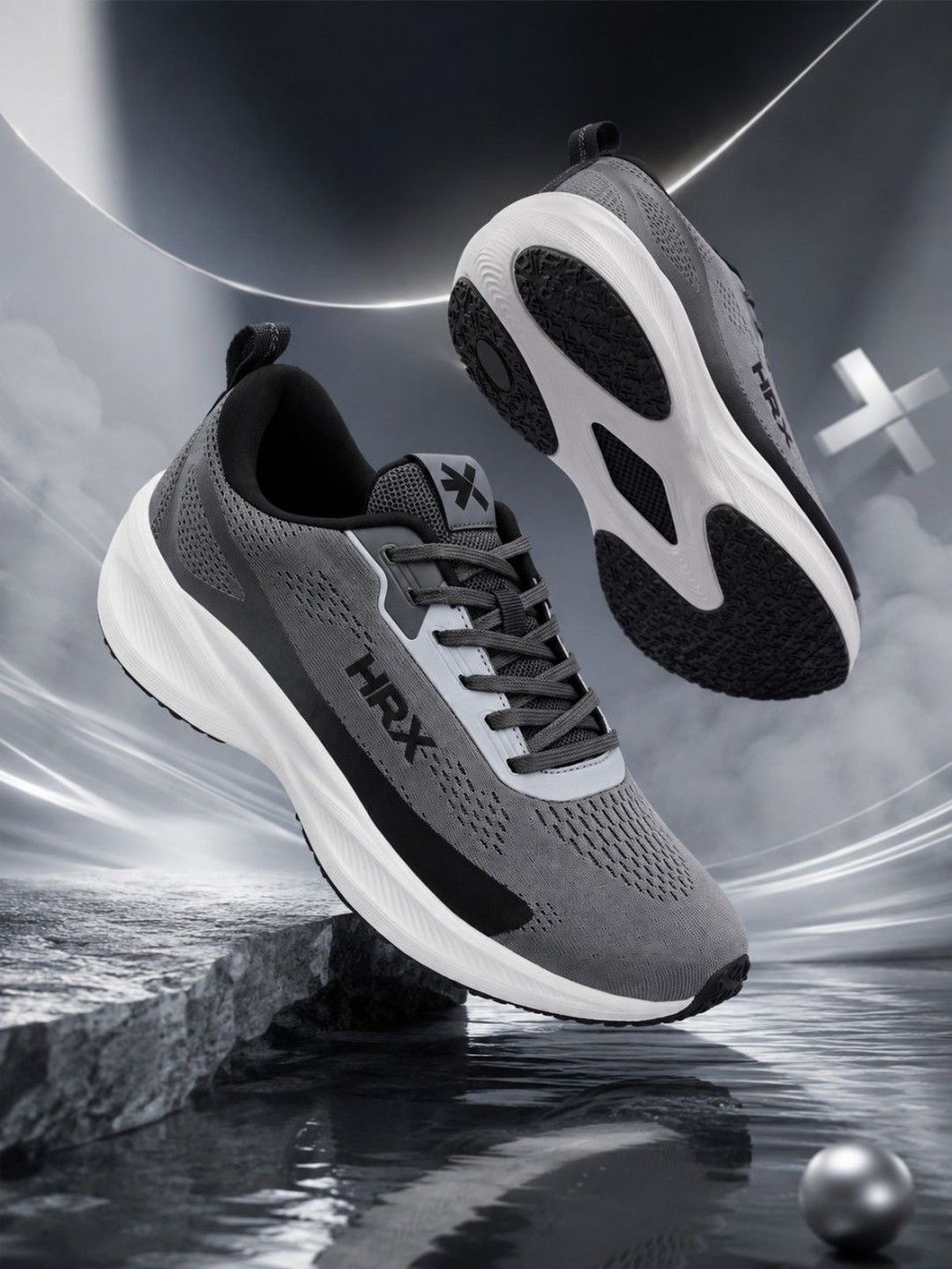 HRX by Hrithik Roshan Men Mesh Running Non-Marking Shoes
