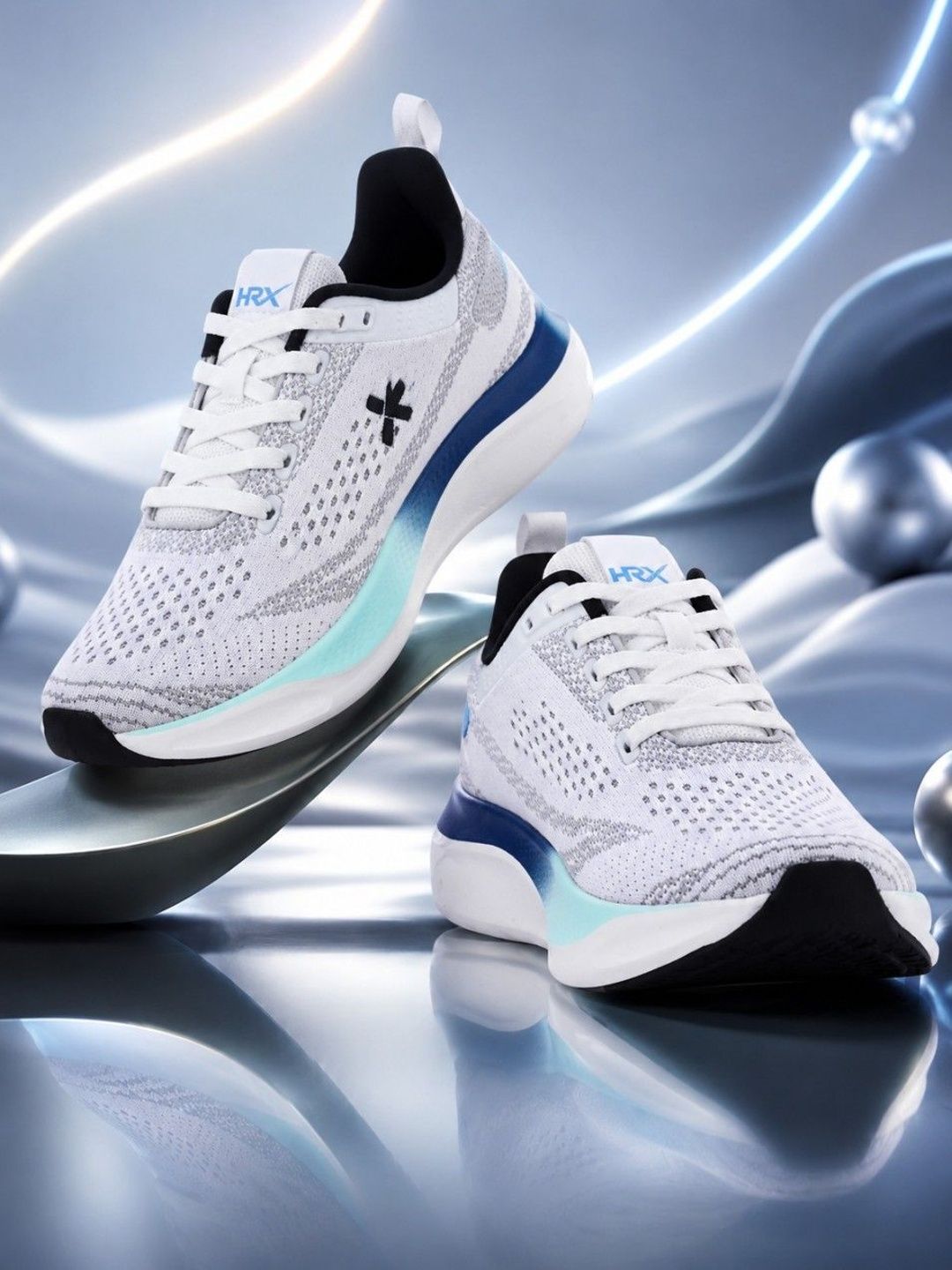 HRX by Hrithik Roshan Men Mesh Running Non-Marking Shoes