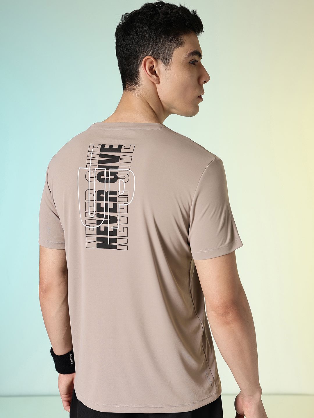 HRX by Hrithik Roshan Men Typography Printed Rapid-Dry Training T-shirt