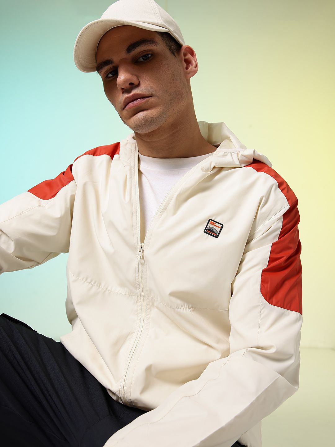 HRX by Hrithik Roshan Colourblocked Hooded Sporty Jacket