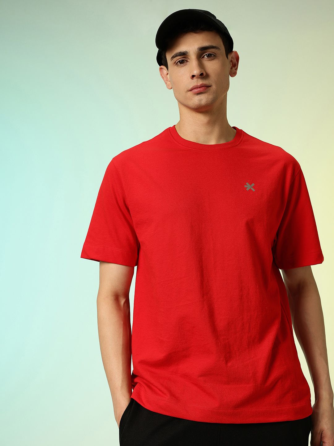 HRX by Hrithik Roshan Round Neck Knitted Casual T-shirt