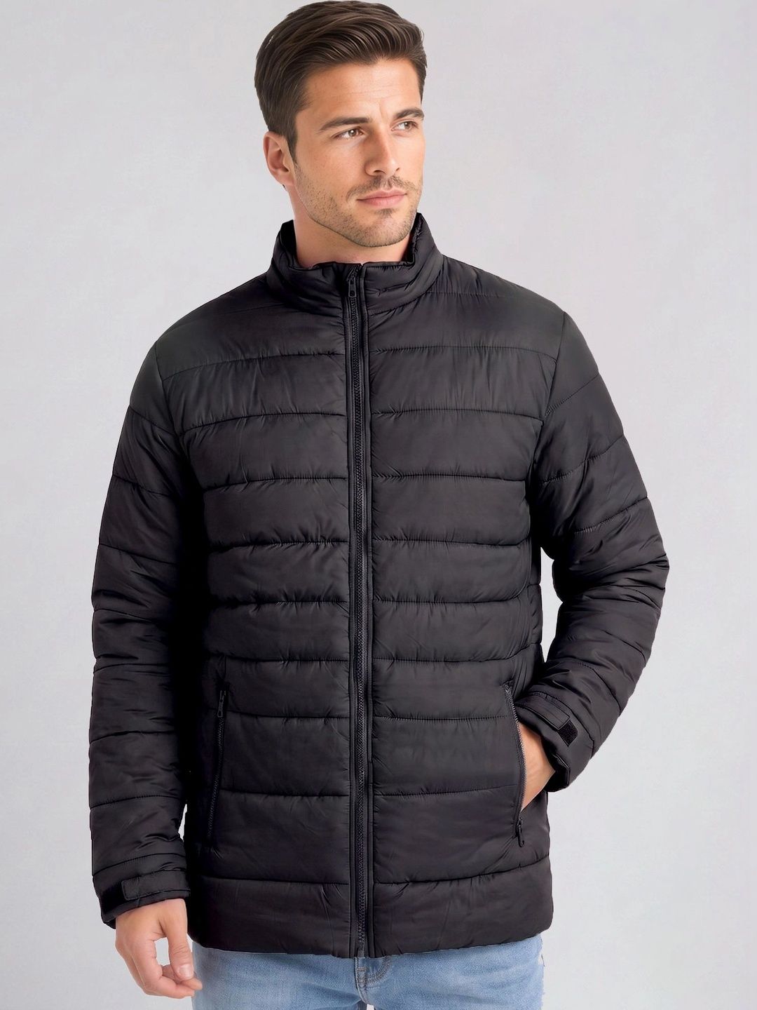 CHKOKKO Men Lightweight Outdoor Puffer Jacket