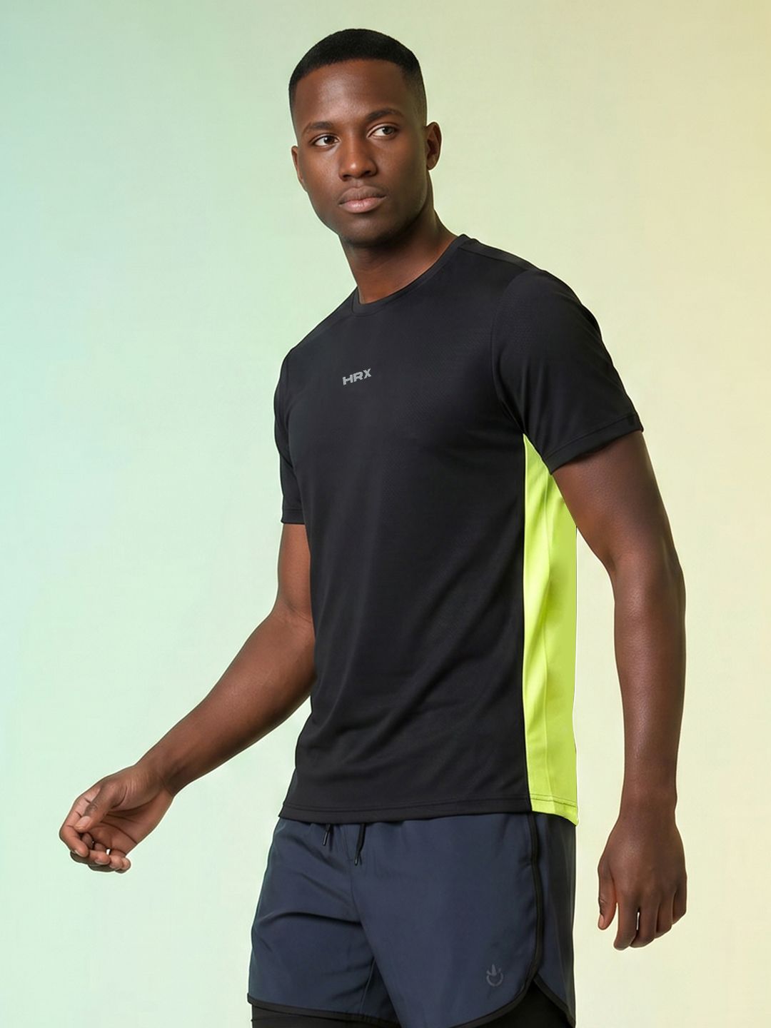 HRX by Hrithik Roshan Colourblocked Running T-shirt