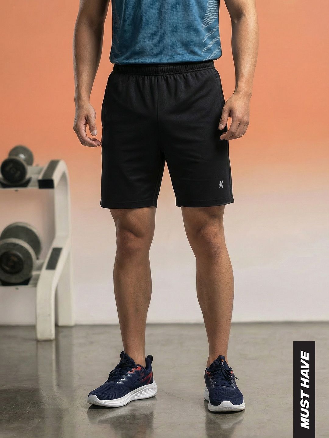 HRX by Hrithik Roshan Men Rapid-Dry Training Sports Shorts