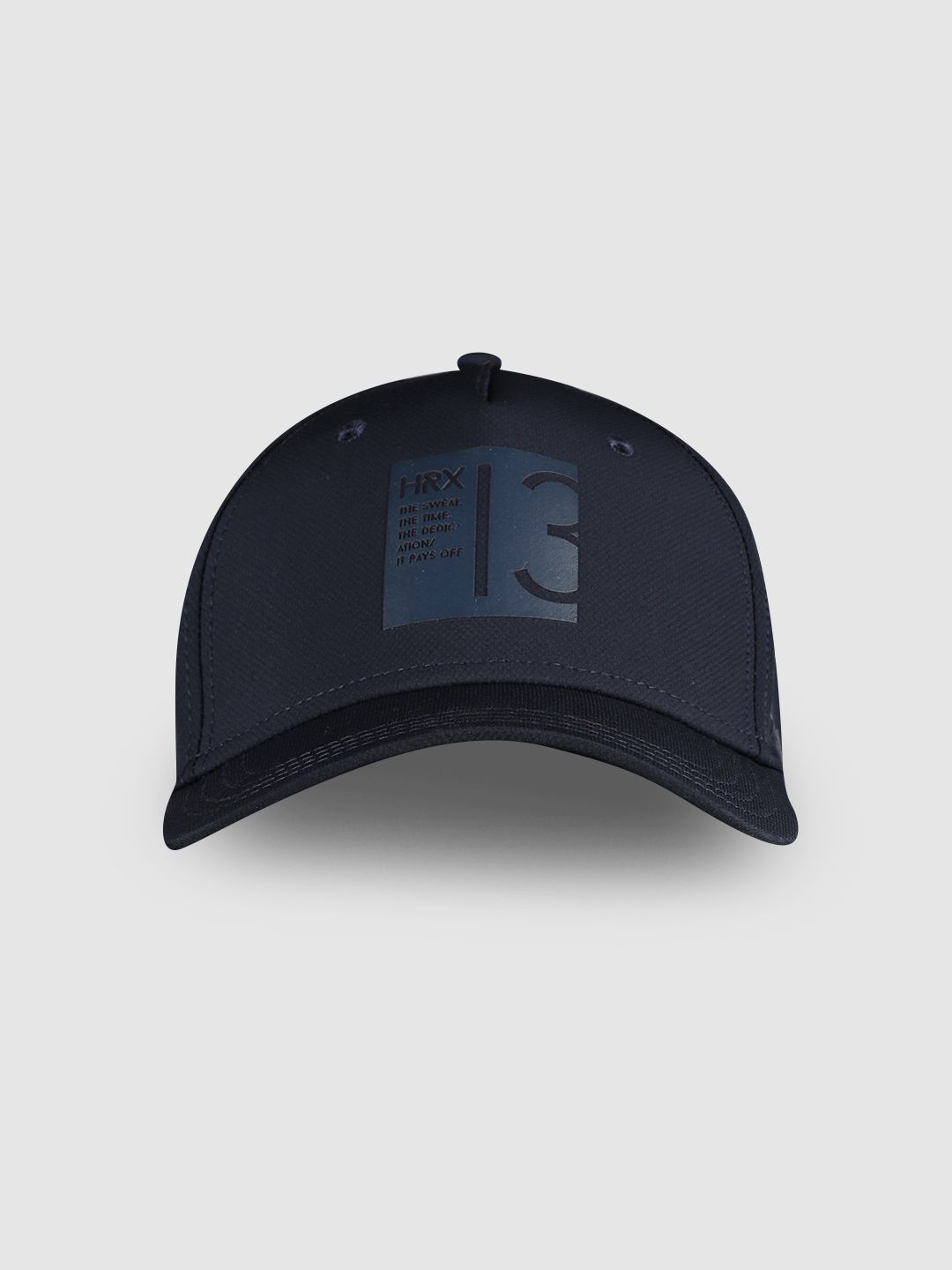 HRX by Hrithik Roshan Men Blue Solid Training UV Guard, Flexible Fit & Dryfit Cap
