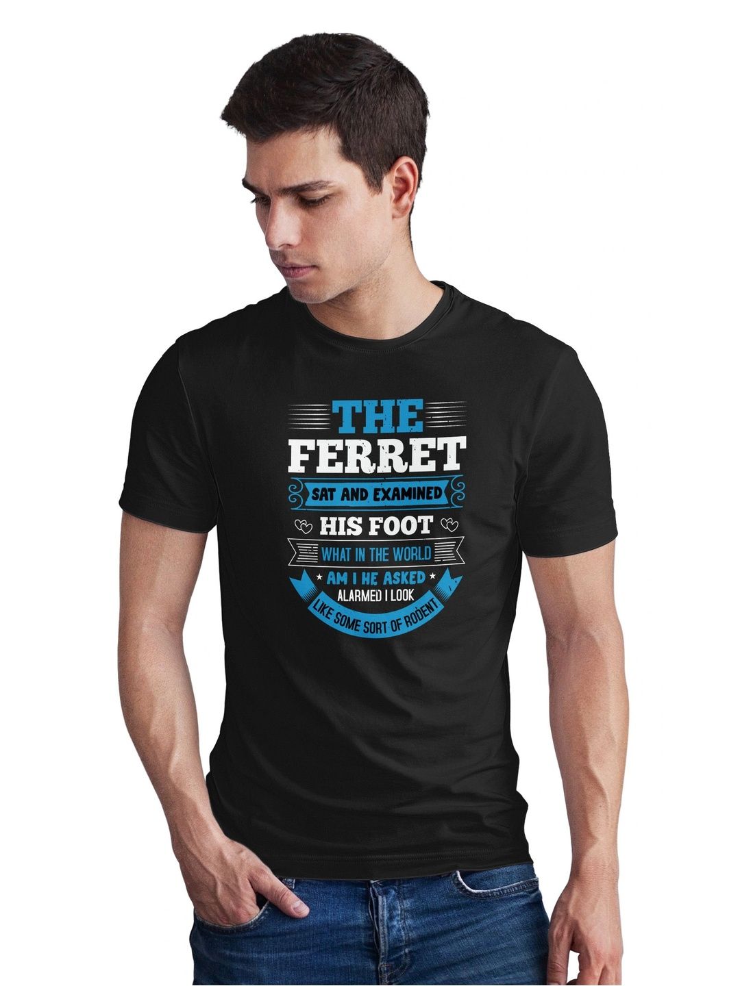 Seekbuylove Men Typography Printed Bio Finish T-shirt