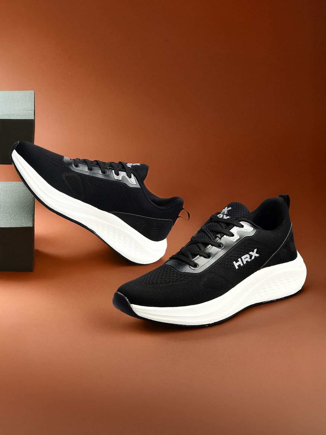 HRX by Hrithik Roshan Men Textile Running Non-Marking Sports Shoes