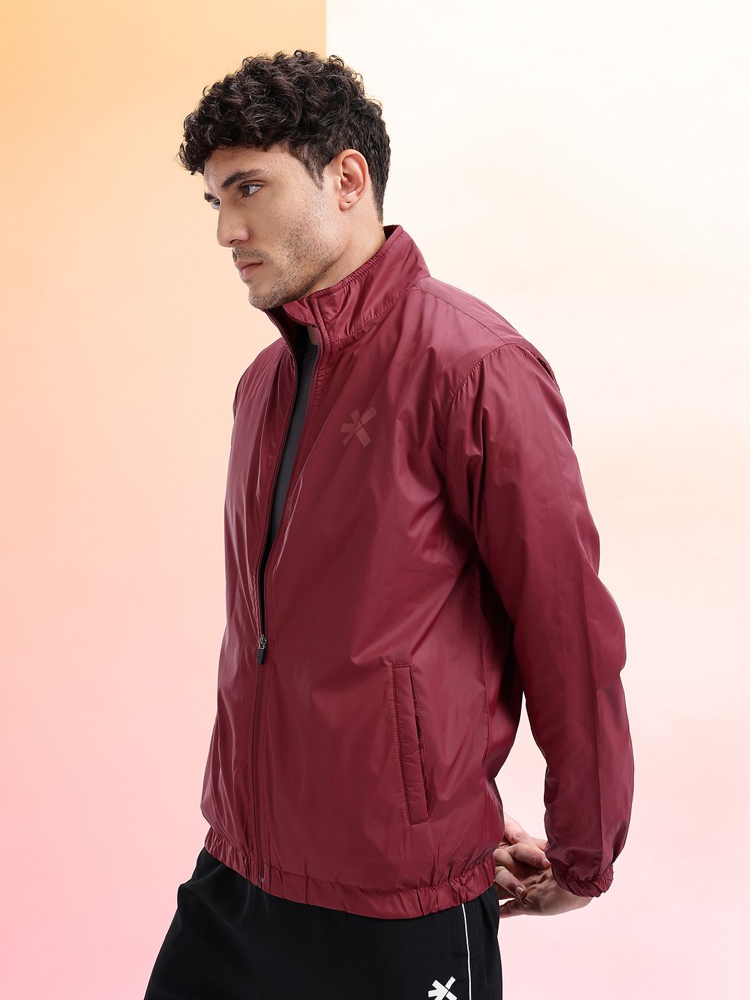 HRX by Hrithik Roshan Mock Collar Rapid-Dry Training Jacket