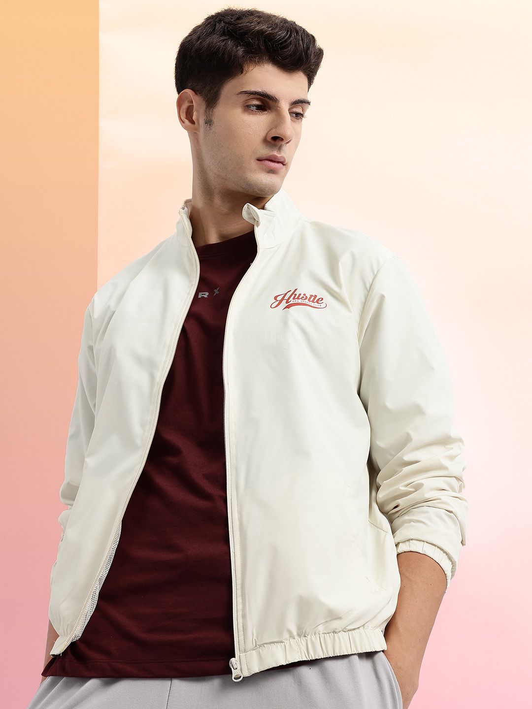HRX by Hrithik Roshan Mock Collar Tailored Jacket