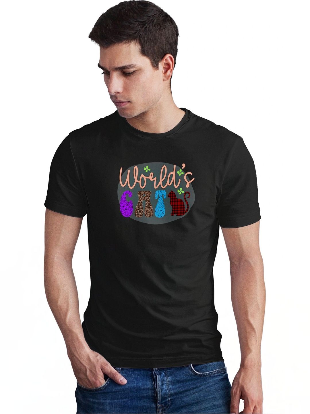 Seekbuylove Men Printed Bio Finish T-shirt