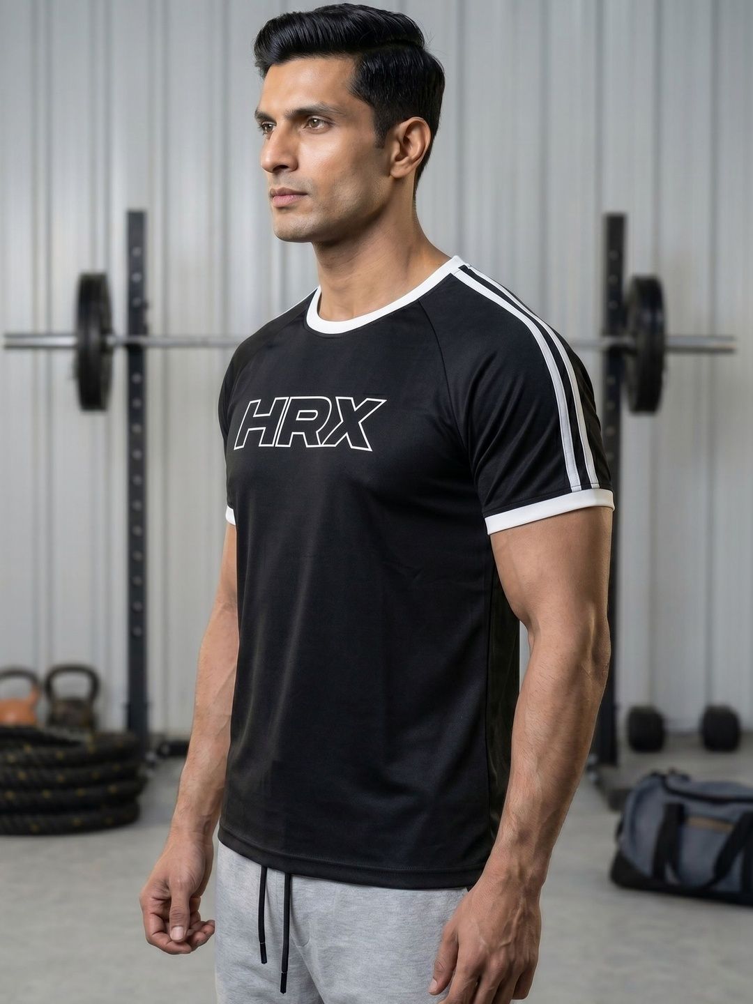 HRX by Hrithik Roshan Men Brand Logo Printed T-shirt
