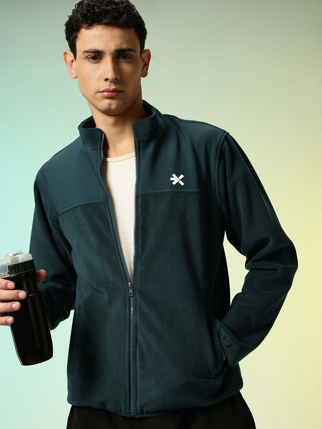 HRX by Hrithik Roshan Mock Collar Training Sporty Jacket