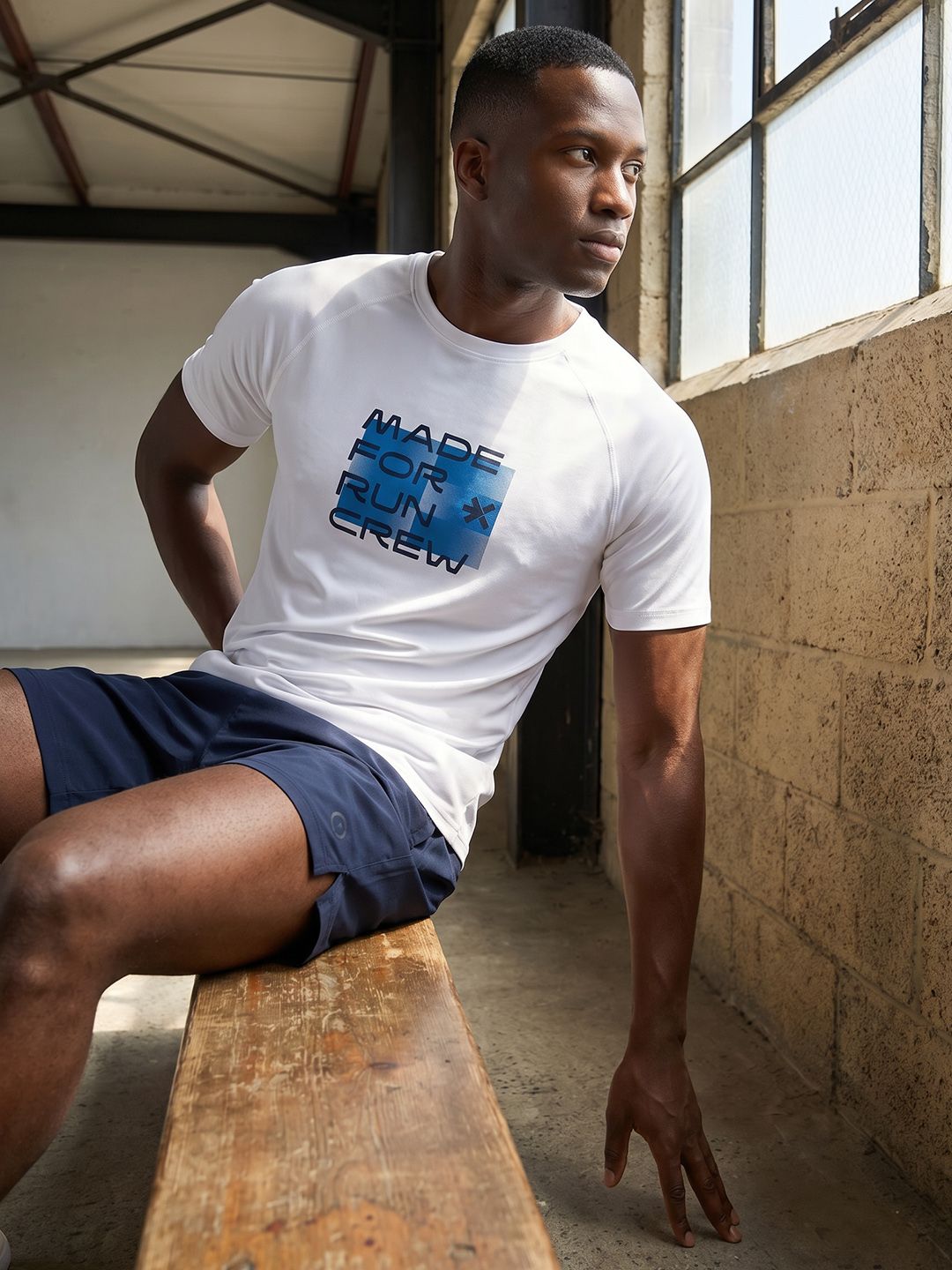 HRX by Hrithik Roshan Typography Printed Rapid-Dry Running T-shirt