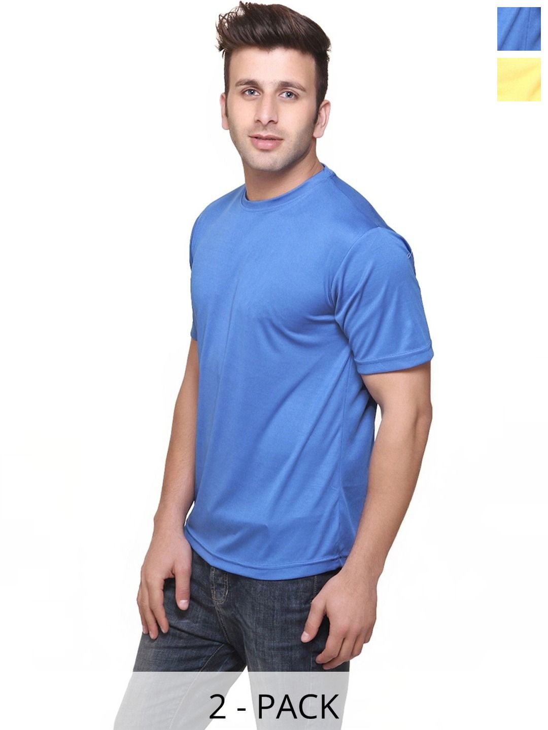 FUNKY GUYS Men 2 Slim Fit T-shirt
