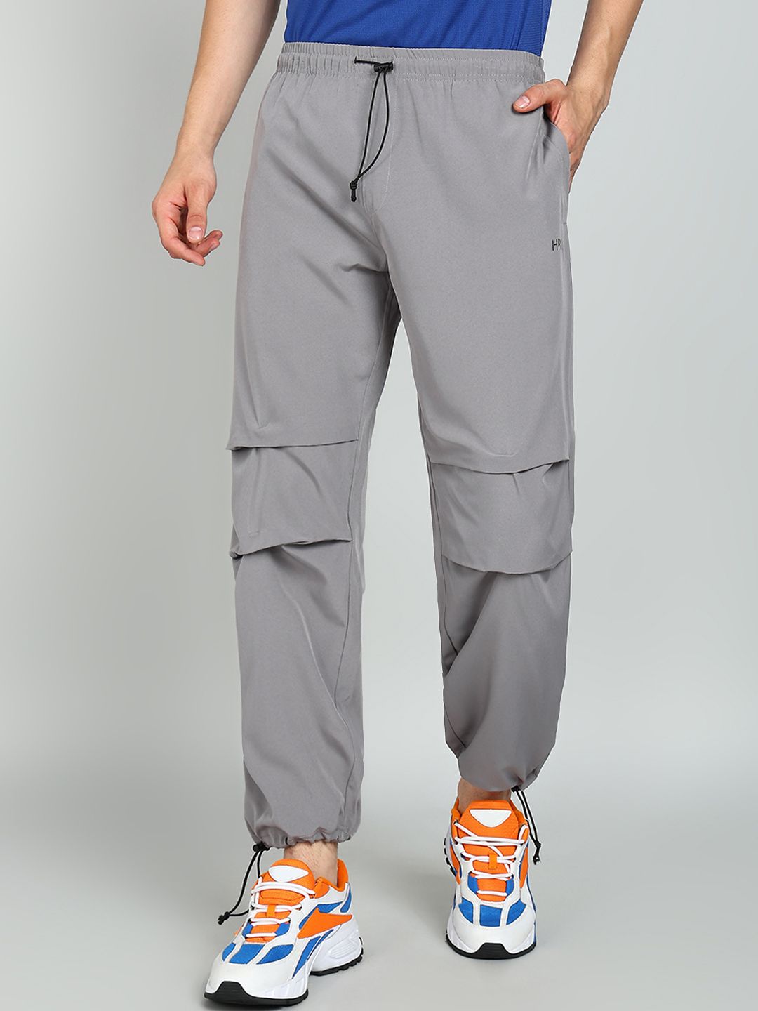 HRX by Hrithik Roshan Men Mid-Rise Parachute Track Pants
