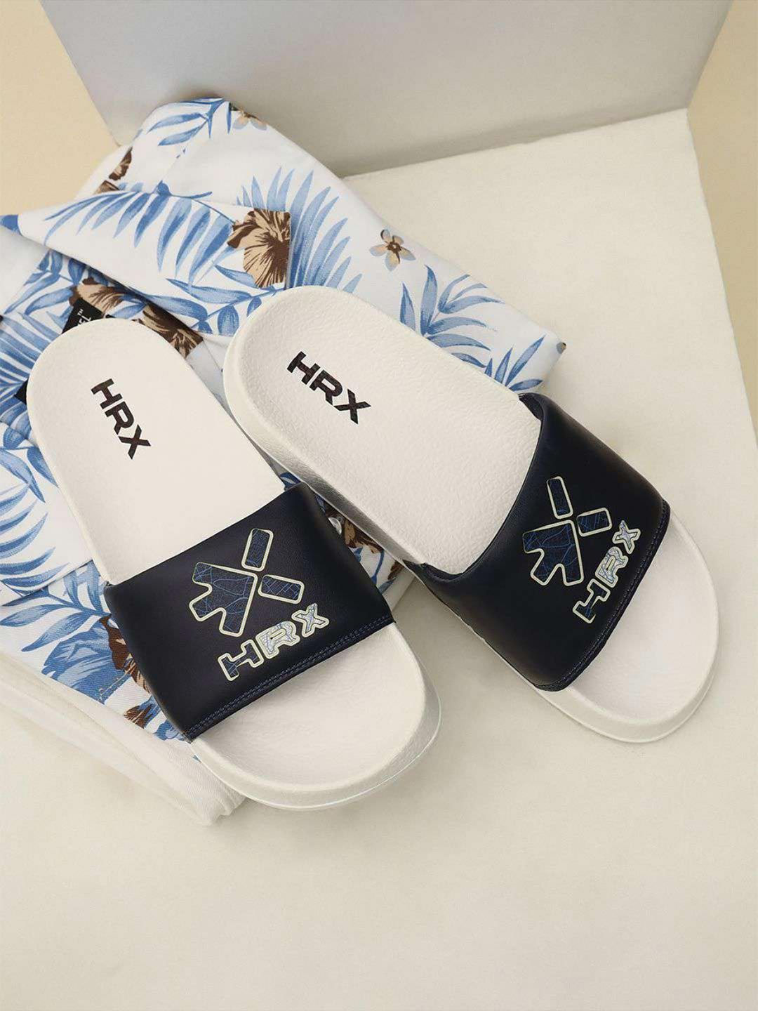 HRX by Hrithik Roshan Men Printed Sliders
