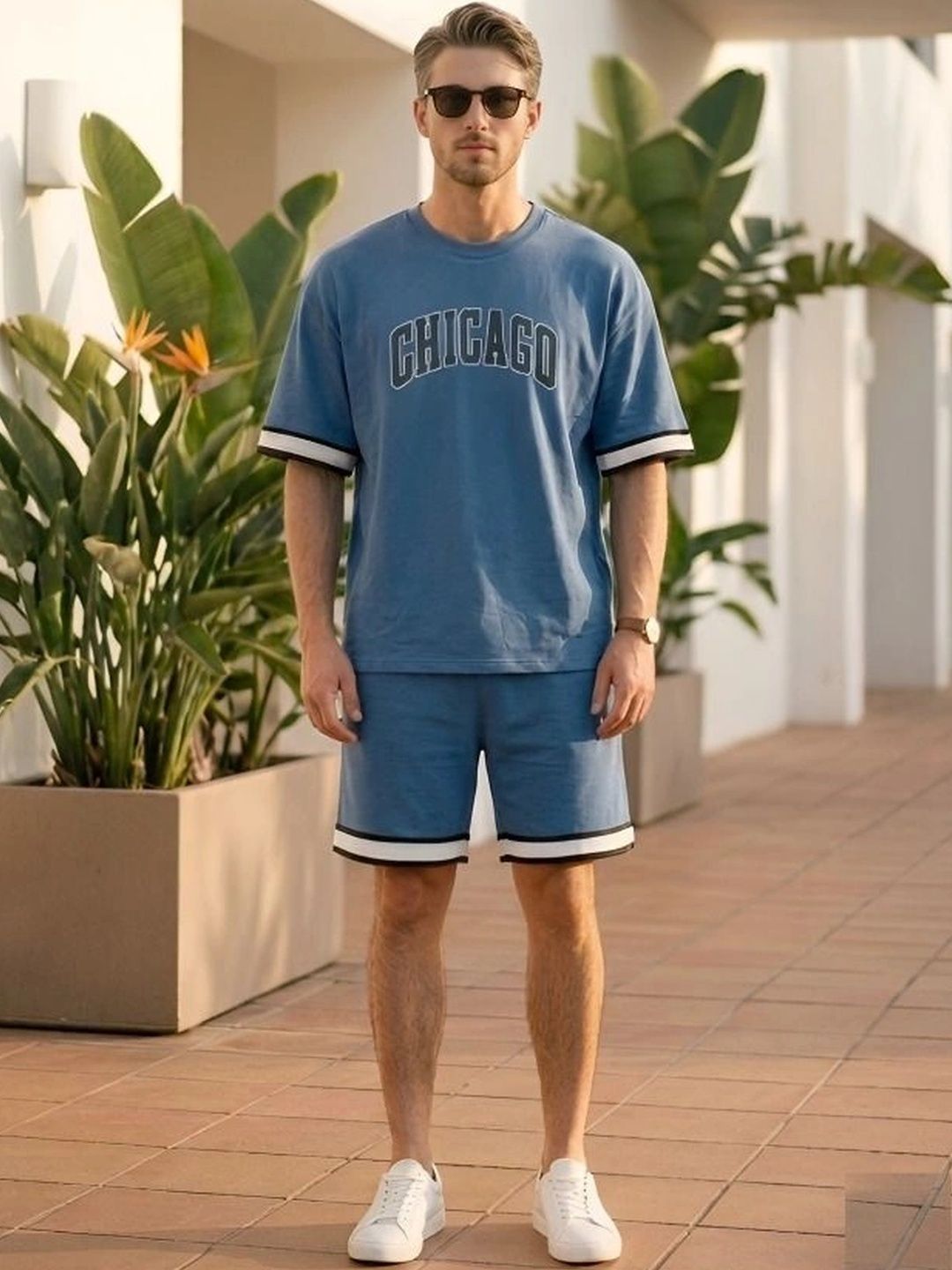 THE SQUAD CLUB Men Printed Night suit