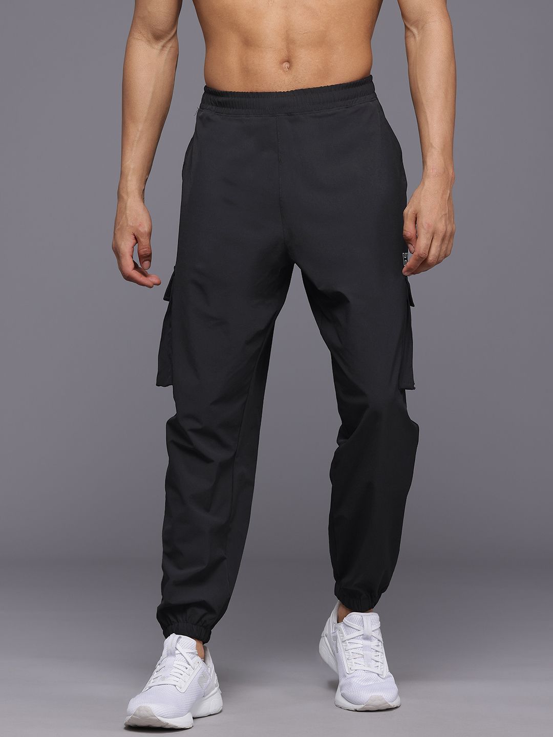 HRX by Hrithik Roshan Men Rapid-Dry Cargo Style Training Joggers