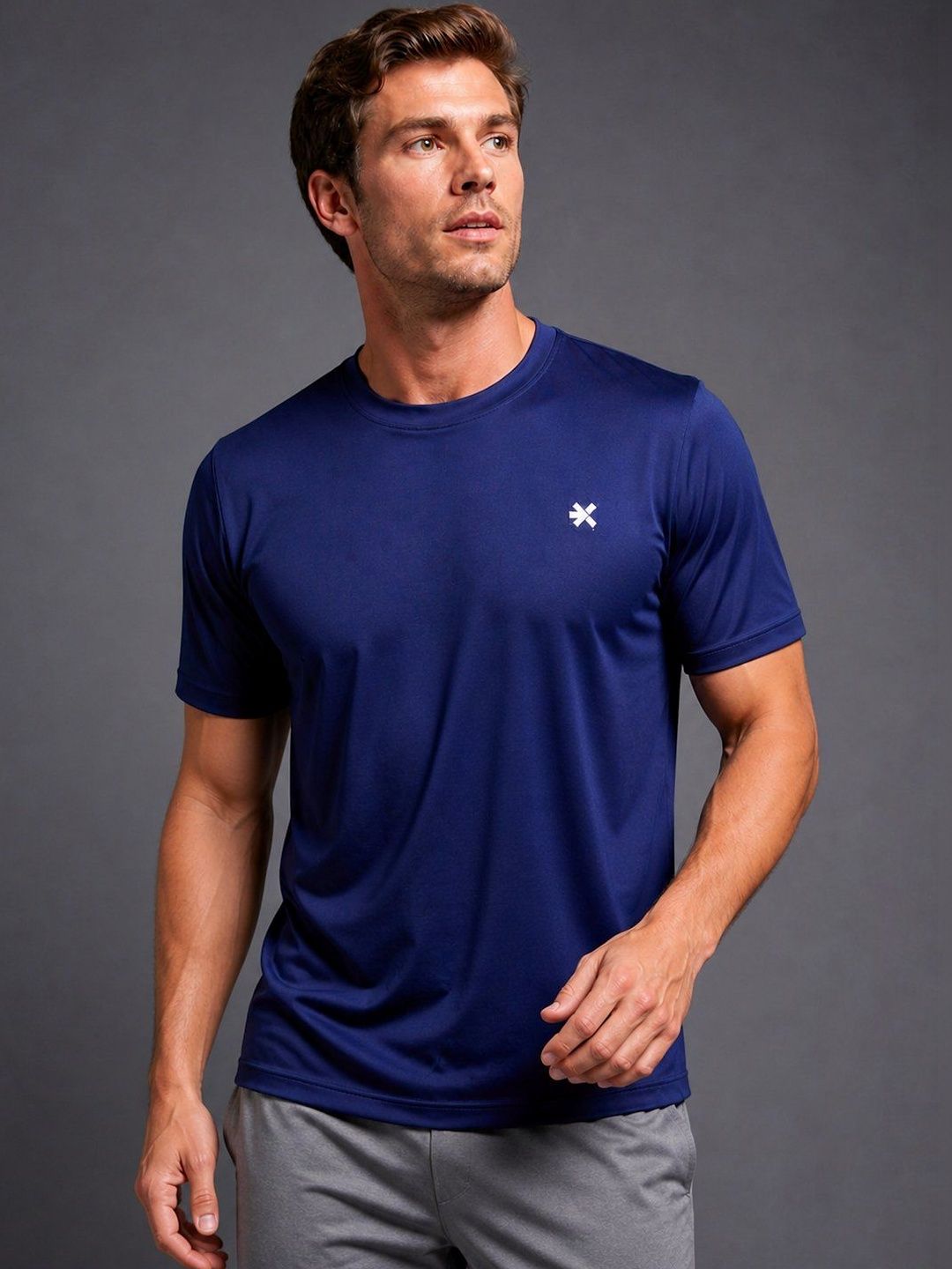 HRX by Hrithik Roshan Men Brand Logo T-shirt