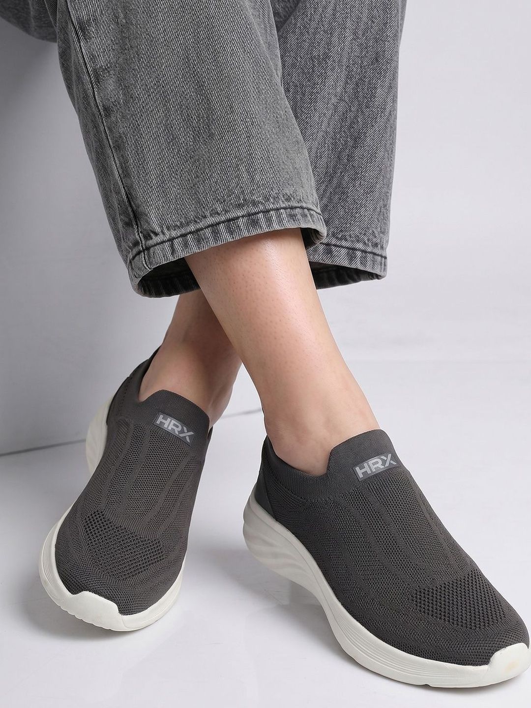 HRX by Hrithik Roshan Men Mesh Walking Non-Marking Shoes