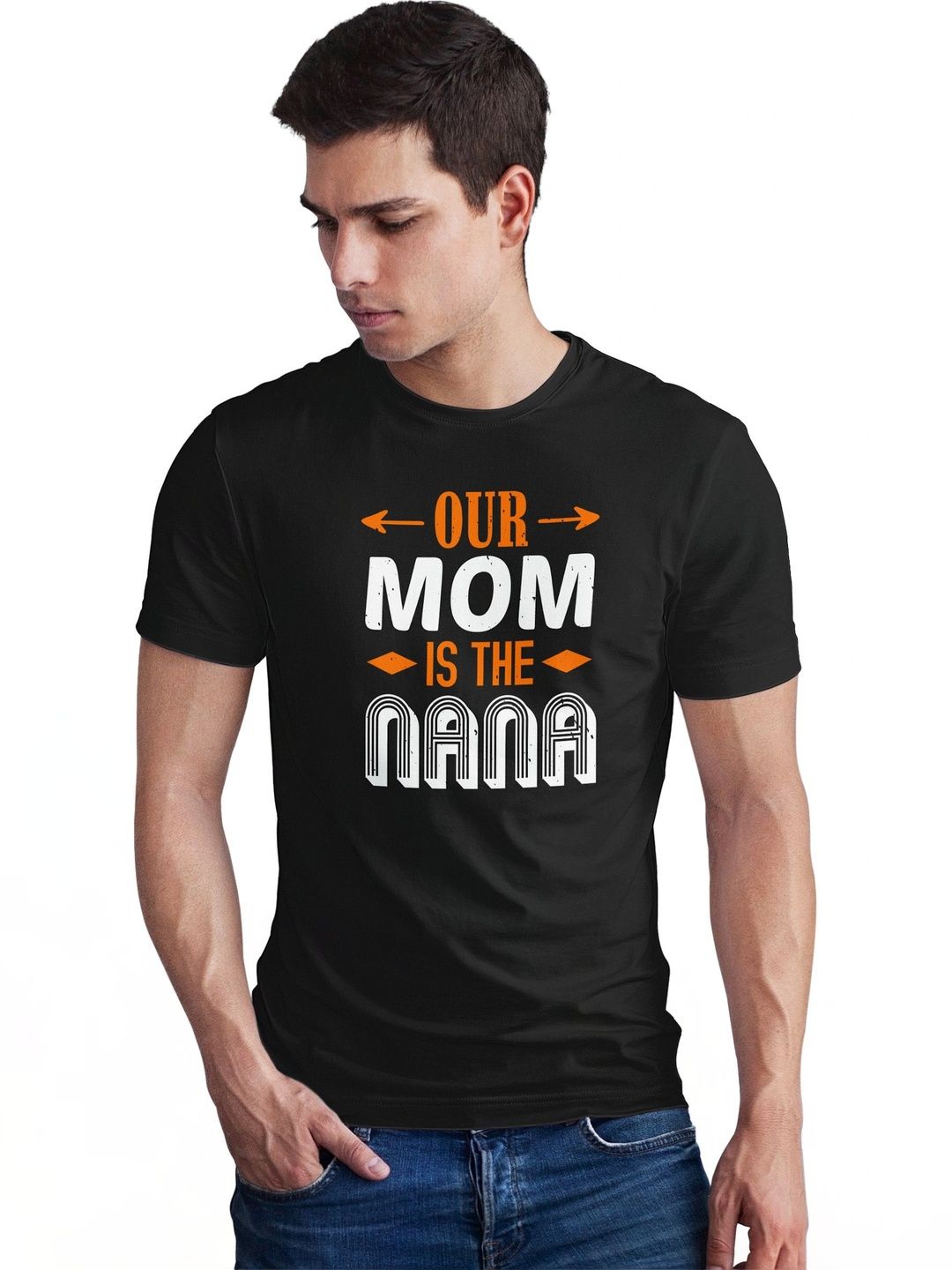 Seekbuylove Men Typography Bio Finish T-shirt