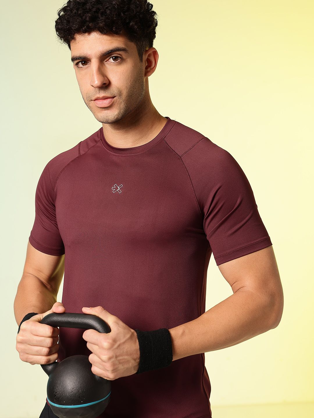 HRX by Hrithik Roshan Slim Fit Rapid-Dry Training T-shirt