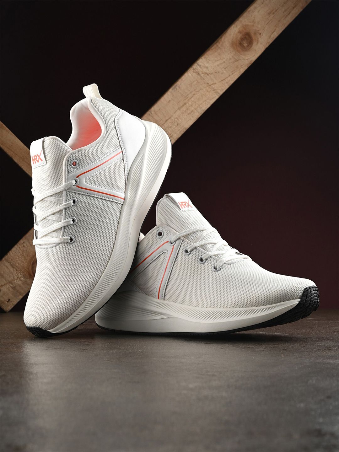 HRX by Hrithik Roshan Men White Mesh Running Shoes