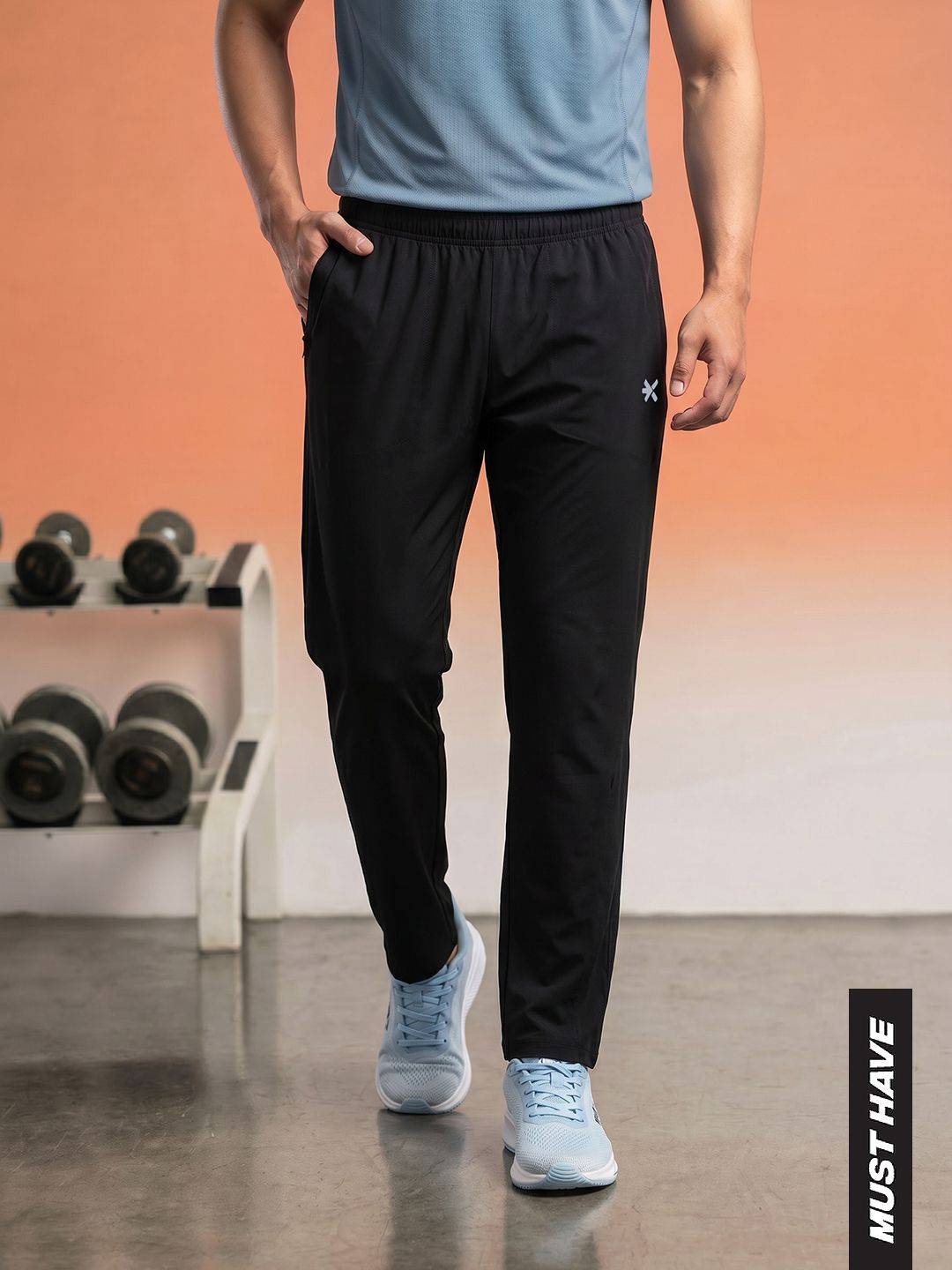 HRX by Hrithik Roshan Men Rapid-Dry Training Track Pants