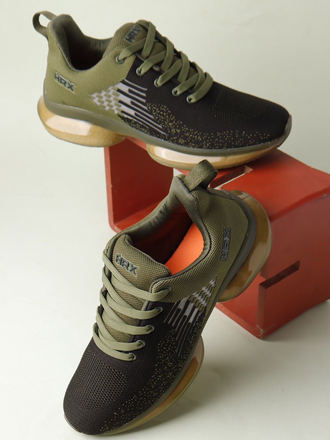 HRX by Hrithik Roshan Men Textile Lace-Ups Training or Gym Shoes