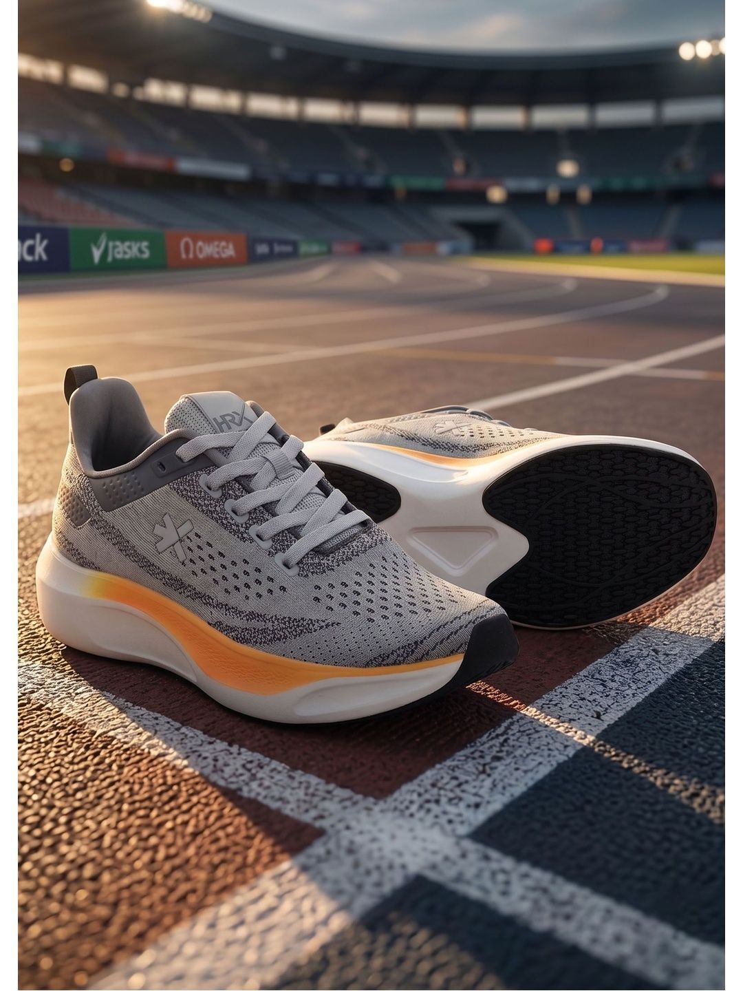 HRX by Hrithik Roshan Men Mesh Running Non-Marking Shoes