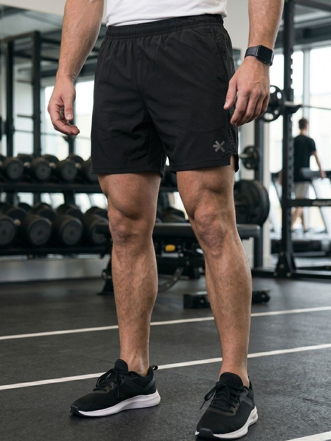 HRX by Hrithik Roshan HRX by Hrithik Roshan Men Training or Gym Mid-Rise Sports Shorts