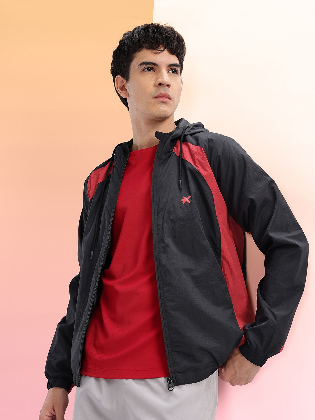 HRX by Hrithik Roshan Colourblocked Bomber Lifestyle Jacket