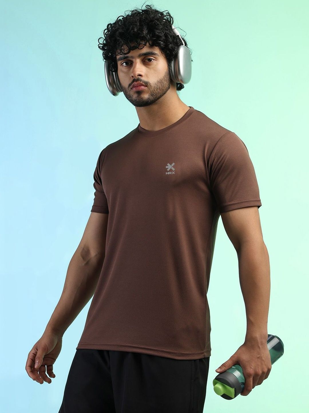 HRX by Hrithik Roshan Men Brand Logo T-shirt