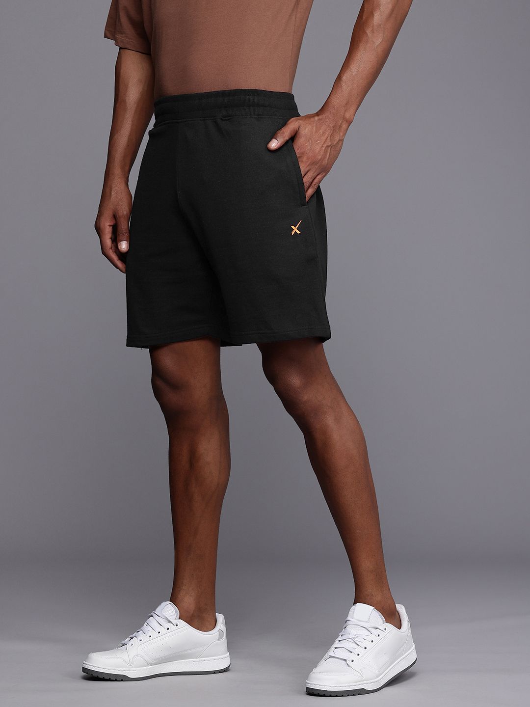 HRX by Hrithik Roshan Men Black Solid Shorts