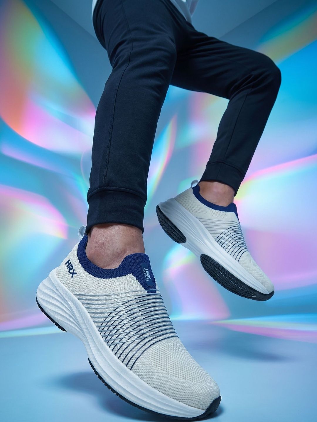 HRX by Hrithik Roshan Men Textile Running Shoes