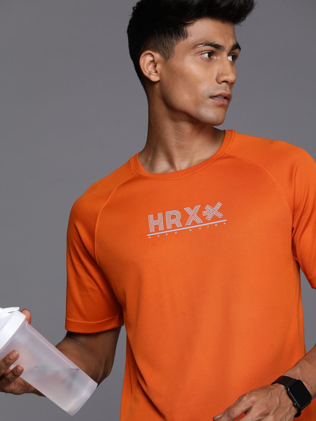 HRX by Hrithik Roshan Men Typography Printed T-shirt
