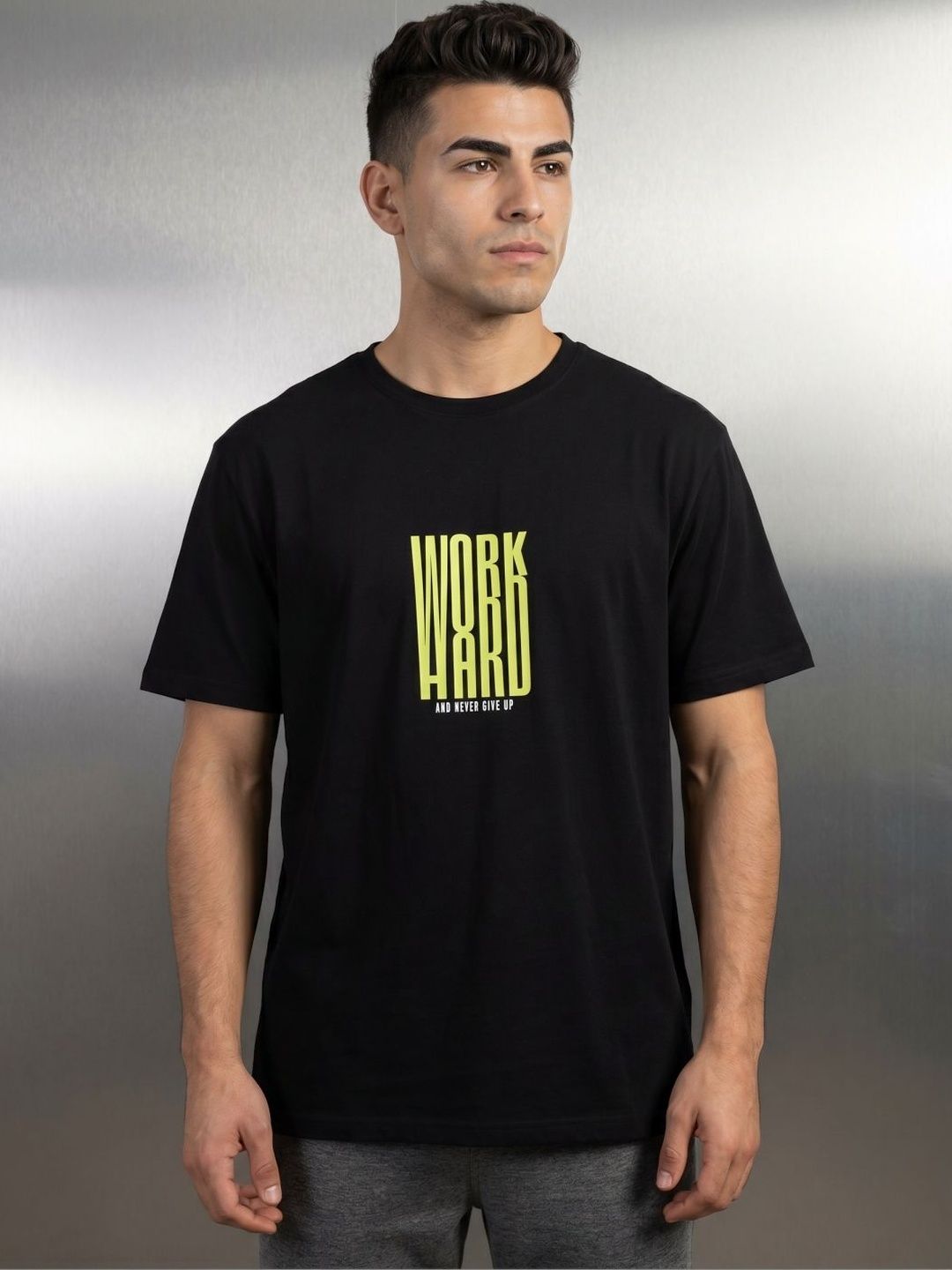 HRX by Hrithik Roshan Men Typography Printed T-shirt