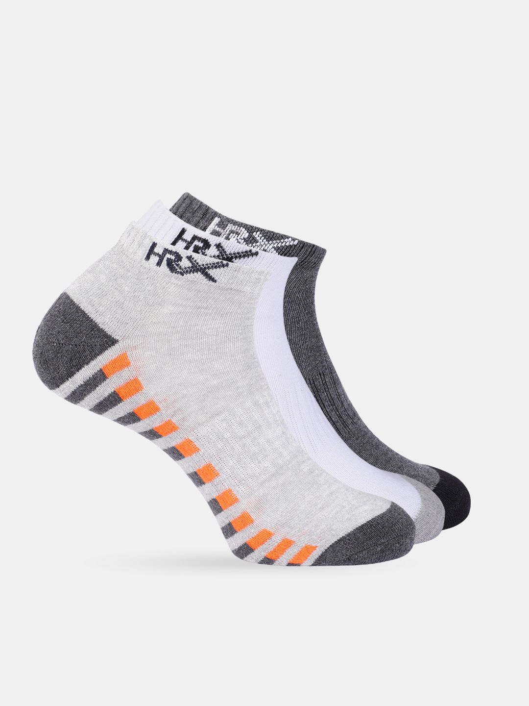 HRX by Hrithik Roshan Men Pack of 3 Ankle Length Socks