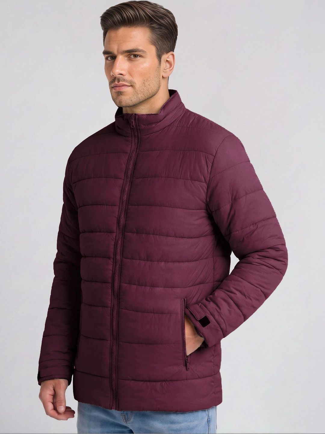 CHKOKKO Men Lightweight Outdoor Puffer Jacket